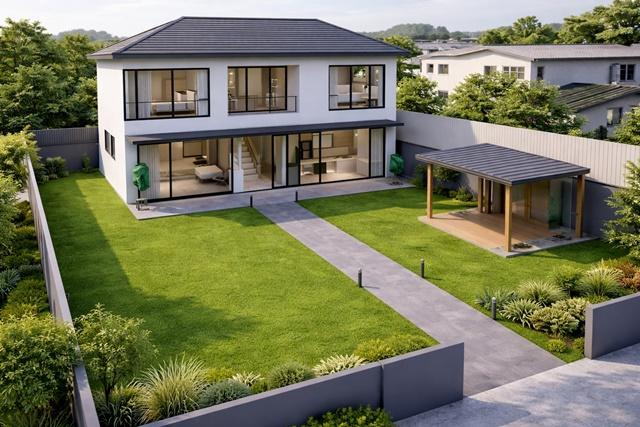 ตกแต่งครบครัน ลาซาล-บางนา BTSแบริ่ง 4นอน บางนา2.1กม. ให้เช่าบ้านเดี่ยว2ชั้น 4 น้ำ บ้านใหญ่พร้อมสวน รับชาวต่างชาติ 1