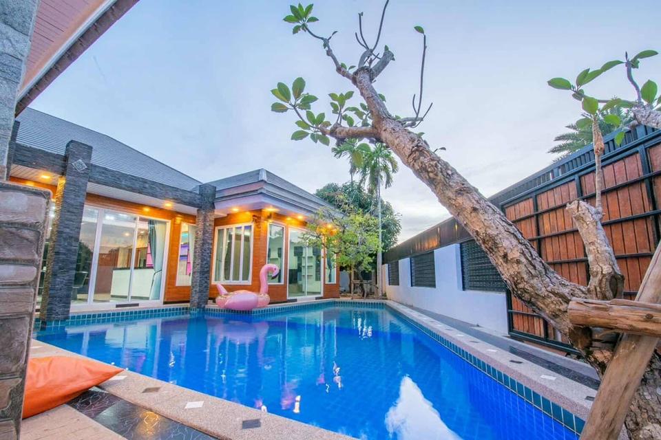 ขายหรือเช่า บ้านพลูวิลล่า Huay Yai private pool บ้านตรงปรก ถือกระเป๋าเข้าอยู่ได้เลย 4