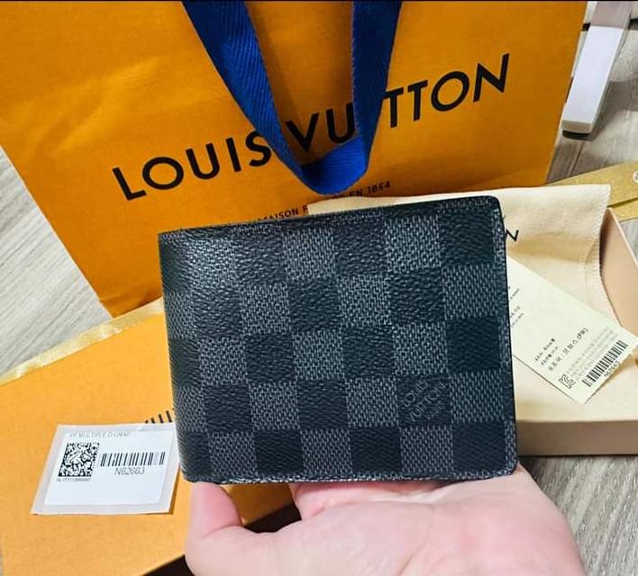 กระเป๋าตังค์ Louis Vuitton Damier Graphite