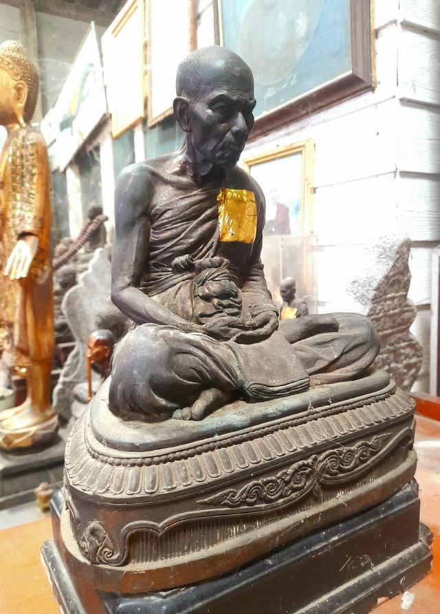 พระบูชา หลวงพ่อตาบ วัดมะขามเรียง หน้าตัก9นิ้ว เนื้อทองเหลือง องค์ใหญ่ รูปย่อยที่ 2