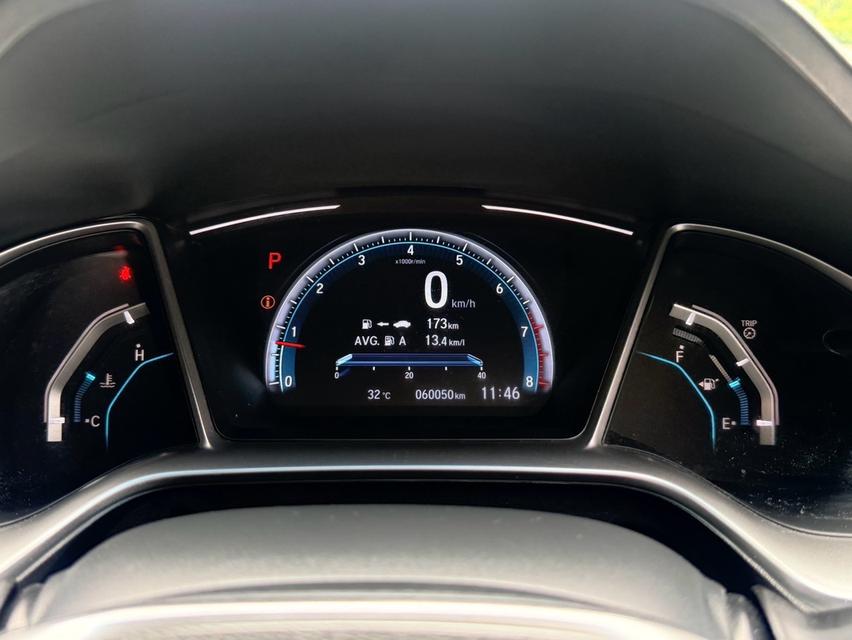 Honda Civic FC 1.8 EL CVT (mnc) 2019 สีเทา ออโต้ 📍วิ่งเพียง 6x,xxx. km💵 พิเศษโดนใจ เพียง 539,000. บาท รูปที่ 12