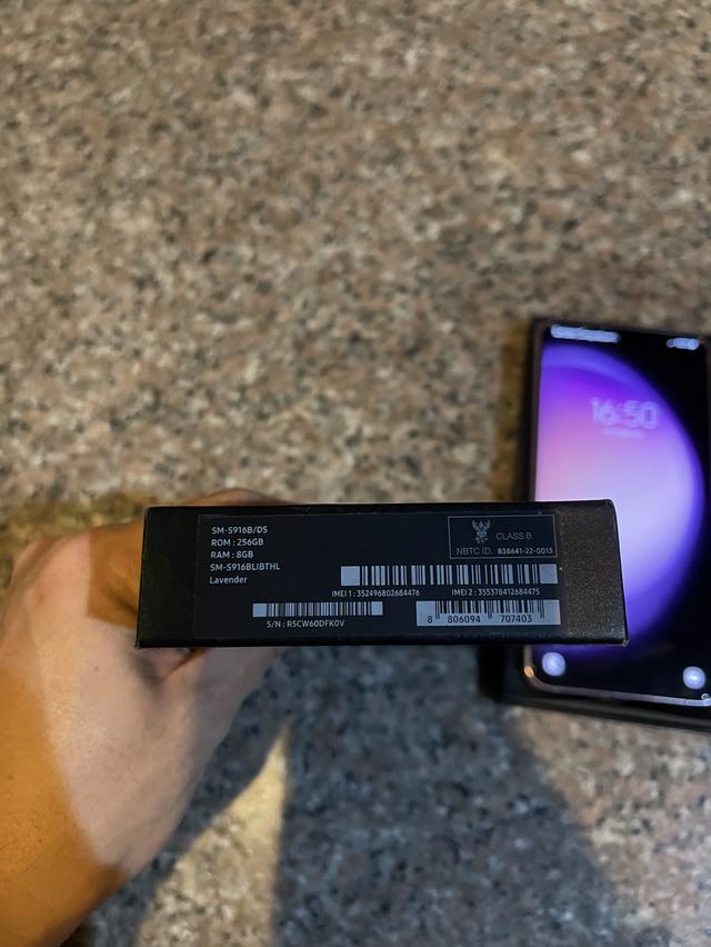 ขายSamsungS23PlusสีหายากPurple256กิ๊กมีกล่องไร้รอยตกถูกมากกกก 8