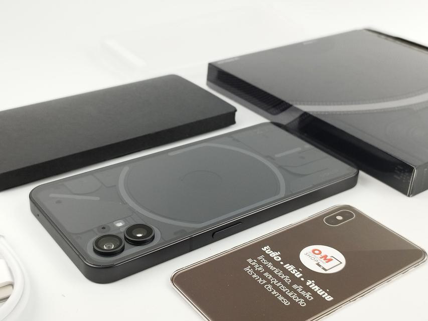 ขาย/แลก Nothing Phone1 5G 12/256GB สี Black ศูนย์ไทย สภาพสวยมาก Snapdragon778G+ แท้ ครบกล่อง เพียง 17,900 บาท 5