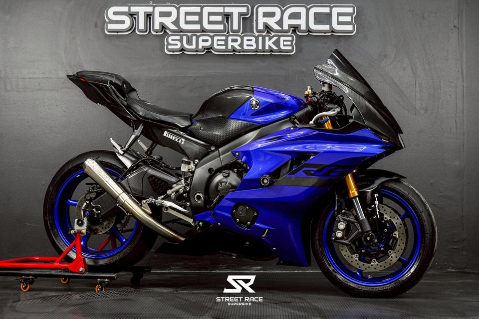 🔥 YZF-R6 ปี 2018 น้ำเงิน-ดำ | ตัวแรงสายสนาม ของแต่งแน่น ฟรีดาวน์! 🔥 รูปที่ 1