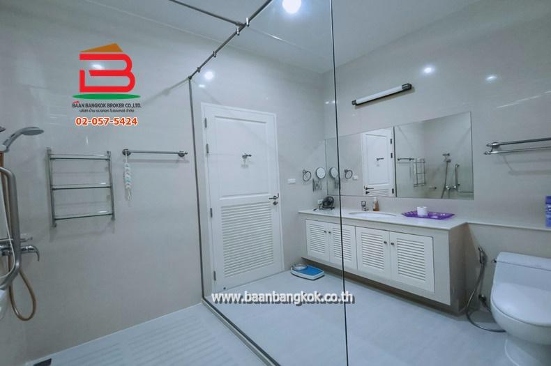 บ้านเดี่ยว หมู่บ้าน พิมลกาญจน์ เนื้อที่ 101 ตรว. ถนนแจ้งวัฒนะ ตำบลบ้านใหม่ อำเภอปากเกร็ด จังหวัดนนทบุรี 12