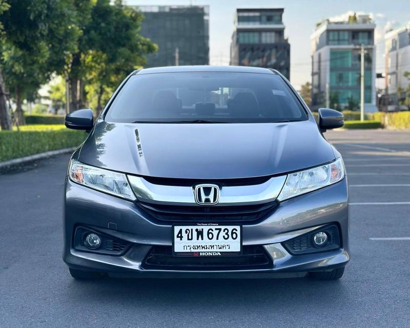 Honda City 1.5 SV เกียร์ Auto สีเทา-ดำ ปี2014 (Top) รหัส QT3736 2