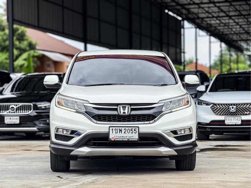 รหัสรถ WRT2055 2014 จด 2015 HONDA CRV, 2.0 E 4WD i-VTEC โฉม ปี12-17 สีขาวตัว ไมเนอร์เชน