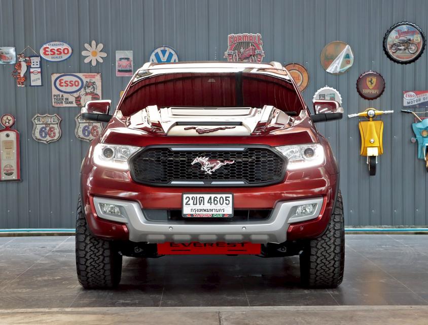 FORD EVEREST 3.2 TITANIUM+ 4WD ปี2017 ตัวท็อปสุดของรุ่น ชุดแต่งรอบคัน ขับนิ่ม เครื่องแน่น