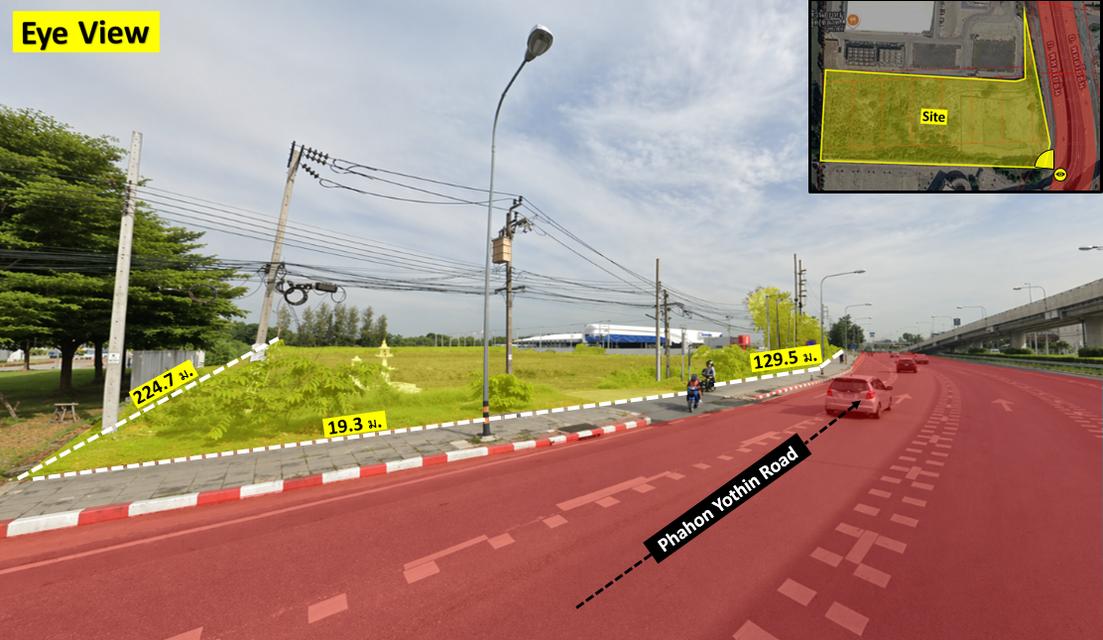 ที่ดินทำเลศักยภาพ ใกล้ BTS แยก คปอ. 2