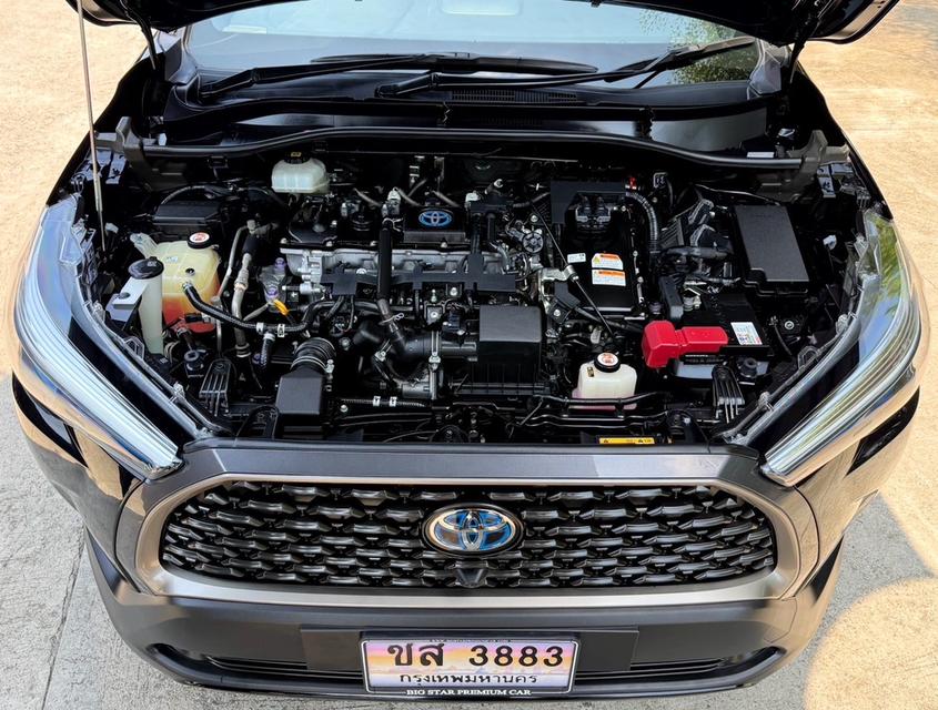 2021 TOYOTA CROSS HYBRID PREMIUM SAFETY รถมือเดียวออกป้ายแดง รถวิ่งน้อย เข้าศูนย์ทุกระยะ รถไม่เคยมีอุบัติเหตุครับ รูปที่ 15