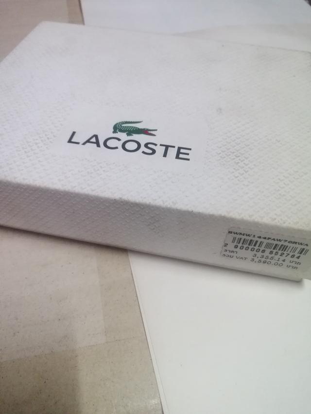 กระเป๋าสตางค์​ Lacoste​ แท้​พร้อมกล่อง 7