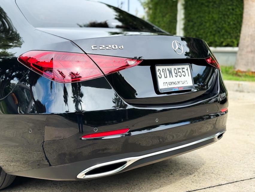 Mercedes-Benz C220d ดีเซล Avantgarde (W206) โฉมปัจจุบัน ปี 2022 ใช้งาน 3 หมื่นโล ประวัติครบ เจ้าของเดียว รูปที่ 6