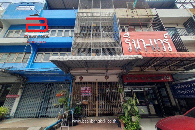 รูป อาคารพาณิชย์ หมู่บ้าน ตะวันรุ่ง เนื้อที่ 14 ตรว. ถนนลาดพร้าว เขตบางกะปิ 1