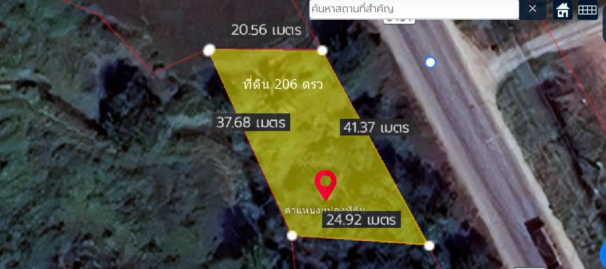 ขายที่ดิน 206 ตรว.ติดถนนใหญ่ อ.เสนา จ.อยุธยา ขาย 2 ล้าน 3