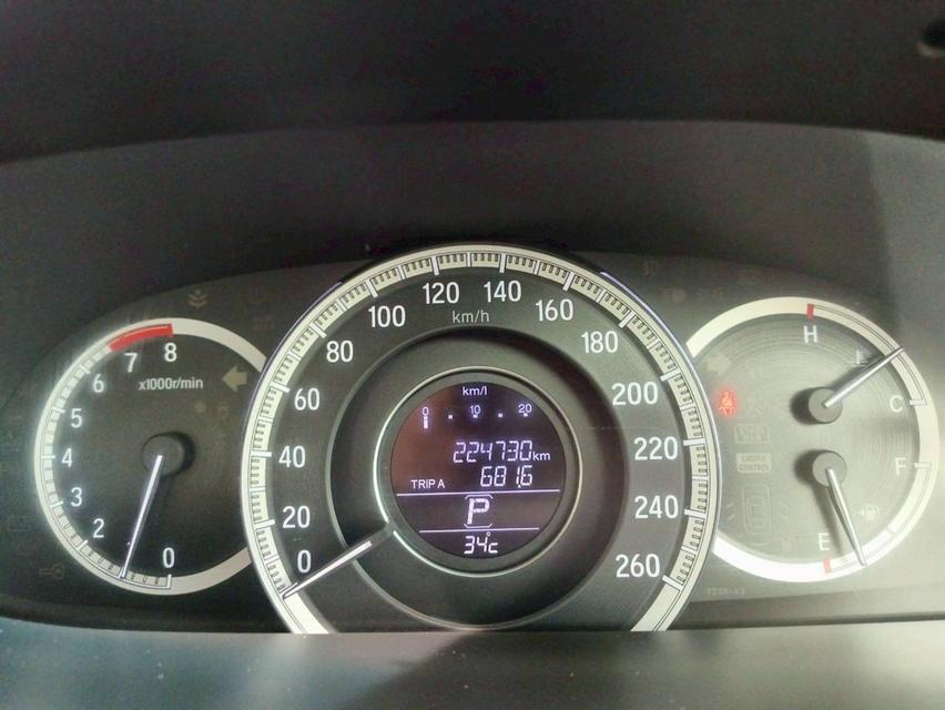 Honda Accord G9 2.0 EL เกียร์ Auto สีดำ ปี 2016 แท้ 16