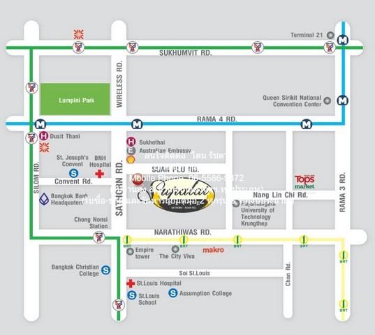 ขายคอนโด พร้อมผู้เช่า (ห้องริม) ศุภาลัย เอลีท สาทร-สวนพลู (Supalai Elite Sathorn-Suanplu) ซ.สาทร 3 (สวนพลู) ชั้น 7 94.80 2