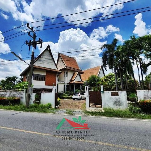 ขายบ้านทรงไทยประยุกต์ริมน้ำ ขนาด1-0-42ไร่ ซ.หอมเกร็ด18 สามพราน ใกล้ตลาดดอนหวาย 2