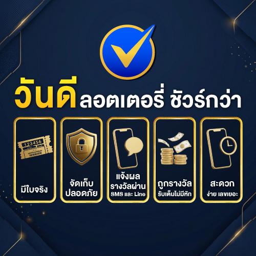 ซื้อลอตเตอรี่(สลากถูกกฏหมาย)กับวันดีออนไลน์ดีอย่างไร|Vandee Online
