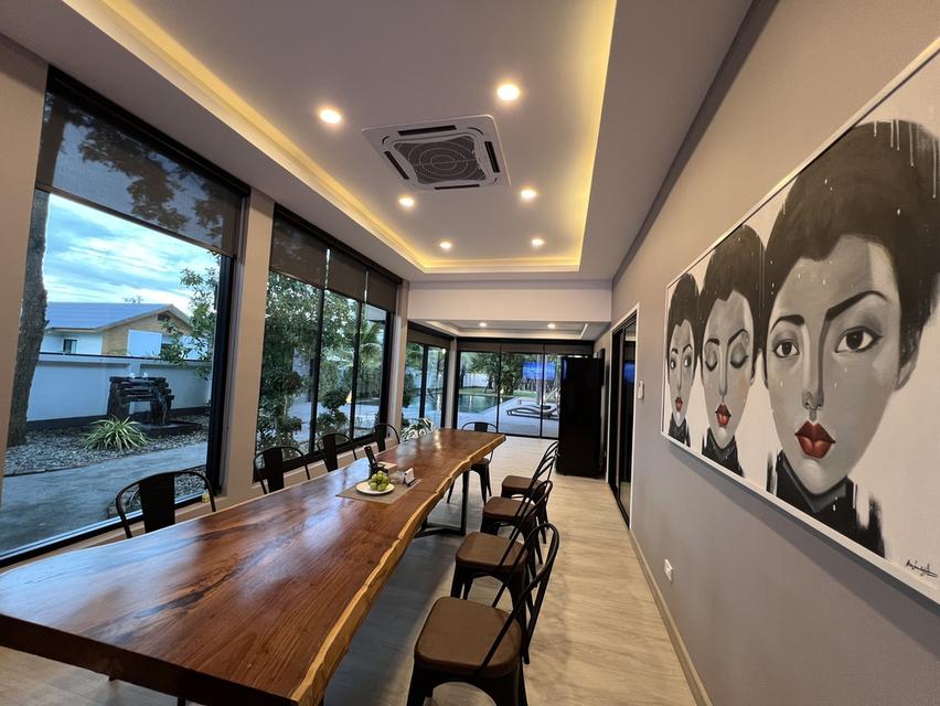 🏡🎉 Pool Villa เนื้อที่กว้าง ทำเลชานเมือง ตกแต่งพร้อมอยู่ #สารภี - ราคา 21 ล้านบาท 🔥新建房屋出售 4 卧室 7 卫生间 - 价格 21 MB 🔥 8
