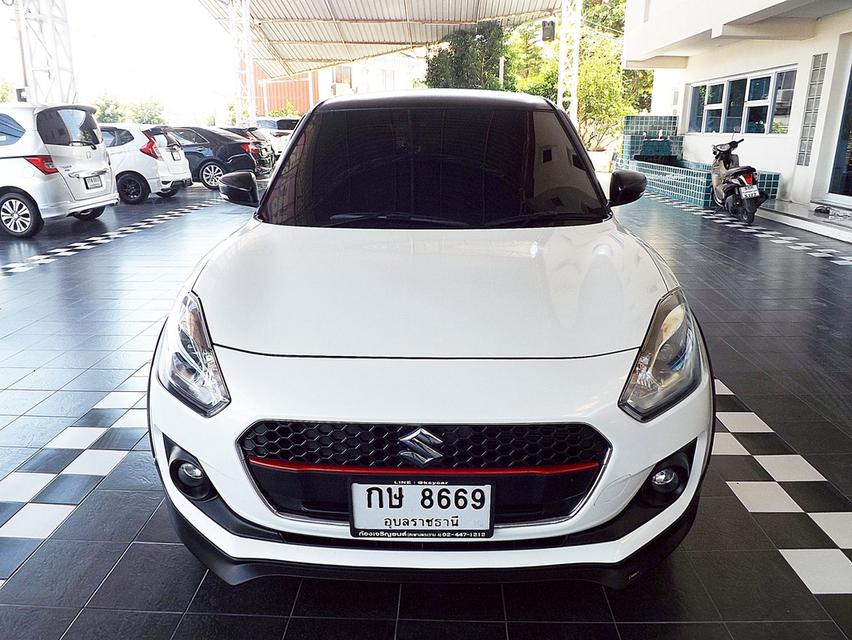 รหัสรถ KCY8669 SUZUKI SWIFT ECO 1.2 GLX NAVI AUTO ปี 2019 สีขาวมุก-ดำ