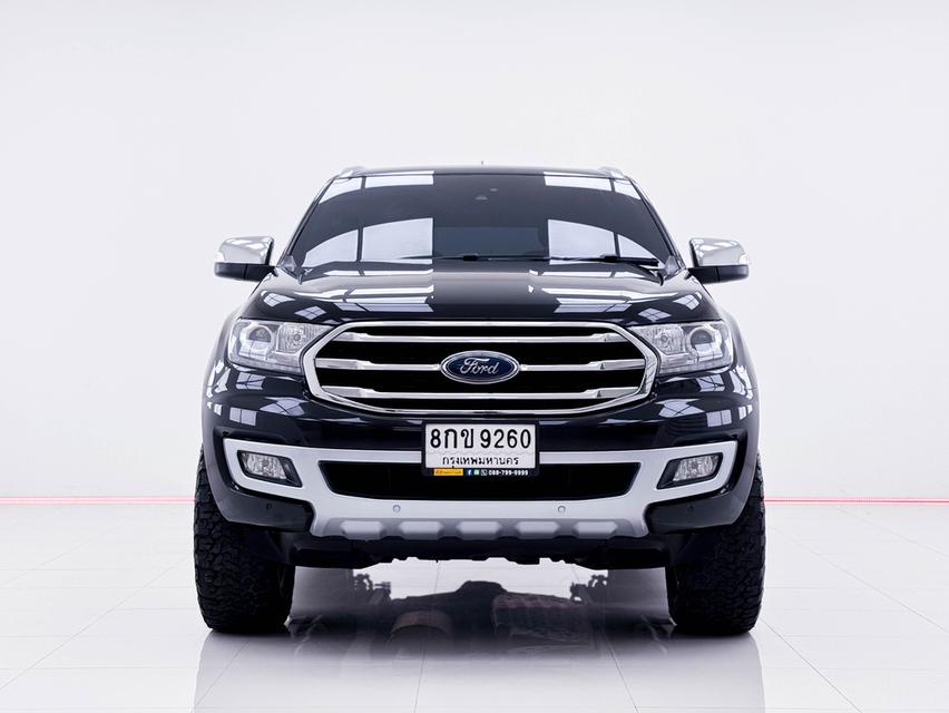 6A970 FORD EVEREST, 2.0 BI-TURBO 4WD TITANIUM PLUS เกียร์ AT ปี2018 สีดำ ทะเบียน 8กข9260 กรุงเทพฯ เลขไมล์ 209,262 กม.ราคา 509,000 บาท รูปย่อยที่ 4