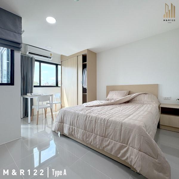 M&R 122 Apartment ห้องพักรายเดือน 27 ตร.ม. ใกล้รถไฟฟ้าสีเหลือง ลาดพร้าว 122 โทร 0889128995 4