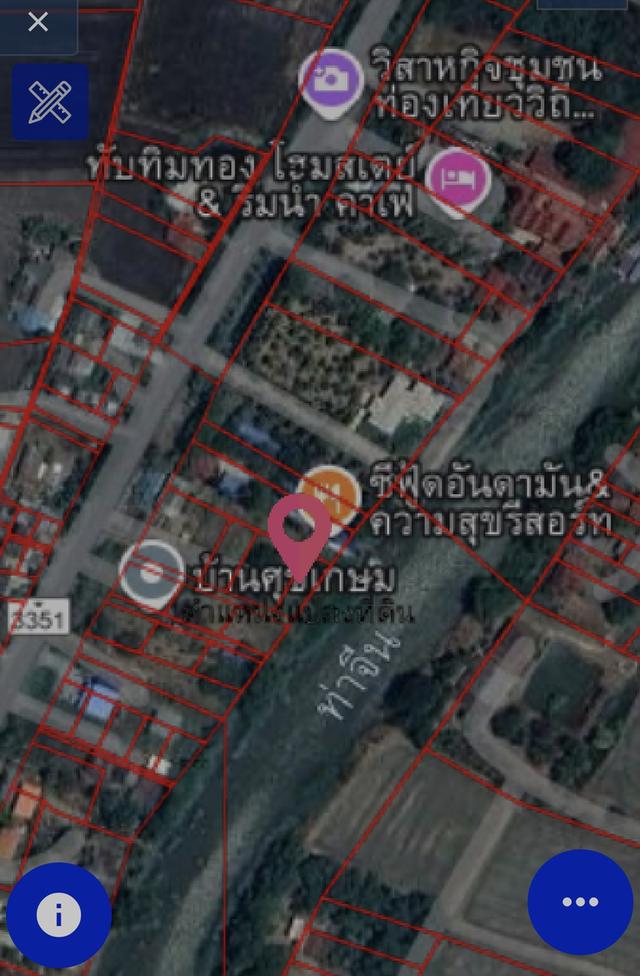 ขาย7แสน ที่ดินติดแม่น้ำท่าจีน สุพรรณบุรี 3