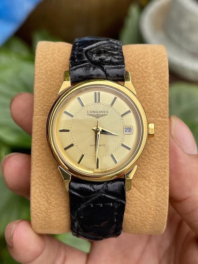 นาฬิกาLongines Automatic ขานก สีทอง หน้าปัดลายใยแมงมุม 7