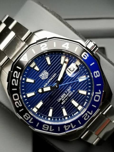 Tag Heuer Aquaracer Blue Dial Ceramic Cal. 5 Ref. WAY 201B  2