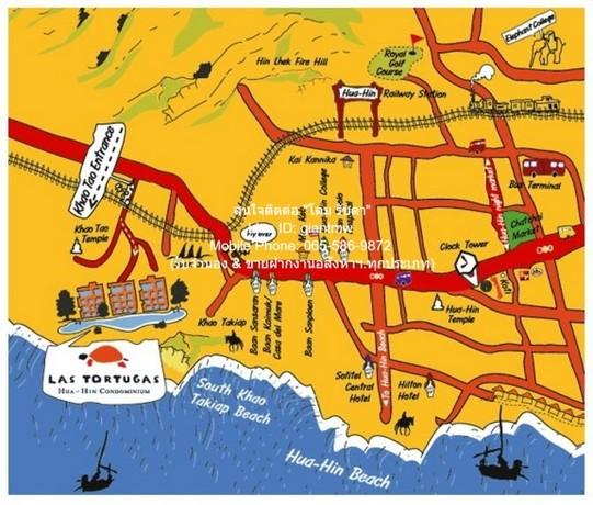 รหัส DSL-707 sale ห้องชุด ลาส ตอตูกัส Las Tortugas Hua Hin ขนาด = 84 square meter 5420000 BAHT ใกล้ หาดเขาเต่า ราคาดีเยี 2