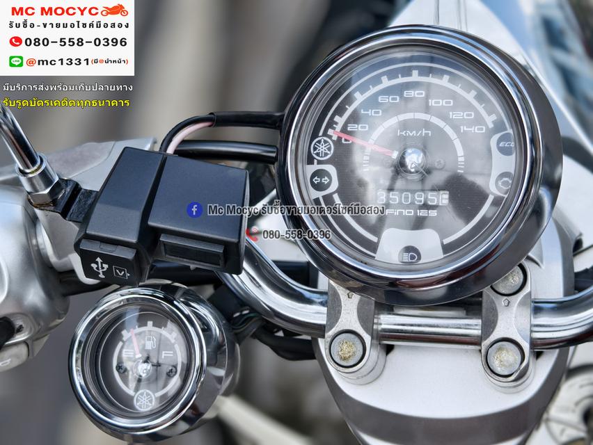 Fino 125i 2020 ตัวTopล้อแมค รถบ้านแท้ เครื่องท่อเดิมโช้คYss กุญแจบุคเซอวิสครบ NO1302 6