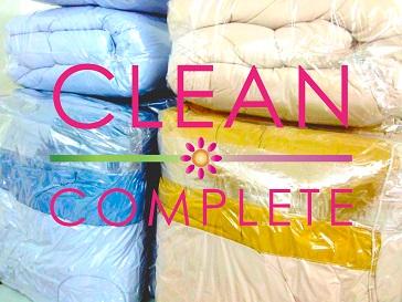 CLEAN COMPLETE บริการซักอบรีดเชิงพาณิชย์ สำหรับผ้าที่ใช้ในธุรกิจและองค์กรต่างๆ