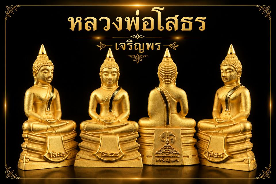 กริ่งลอยองค์ พิมพ์ใหญ่ รุ่น เจริญพร 2569 หลวงพ่อโสธร วัดโสธรวราราม วรวิหาร แปดริ้วเนื้อชุบทองแจกในพิธี เข้ากรอบทองไมครอนขึ้นคอพร้อมบูชาได้เลยค่ะ