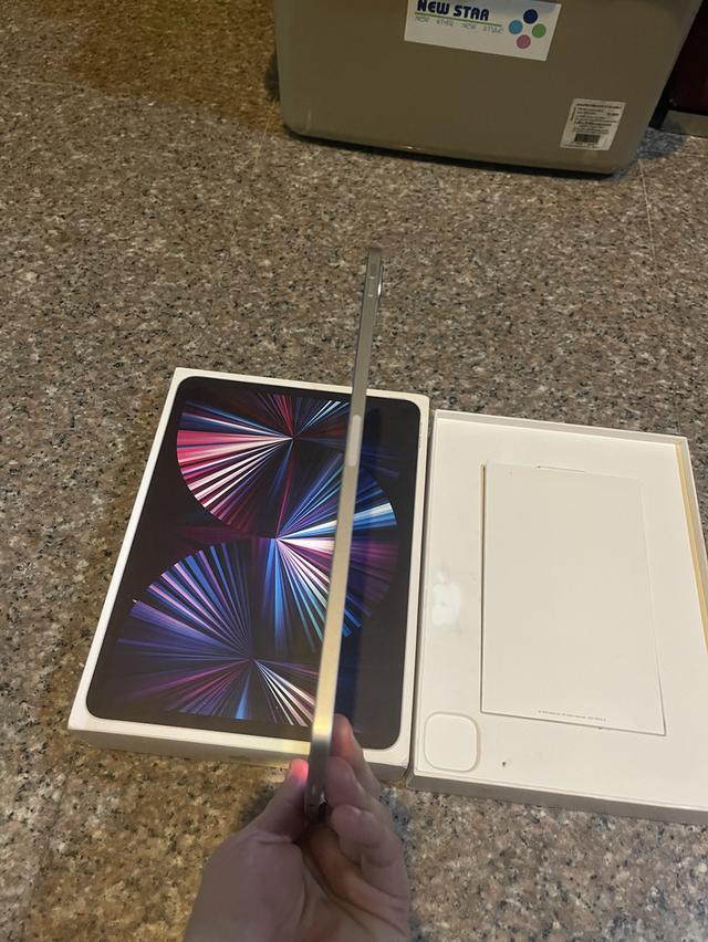 ขายiPadPro11นิ้วM1สีหายากSilver256กิ๊กมีกล่องไร้รอยตกใช้งานดีทุกๆฟังชั่นถูกมากๆๆๆๆ 6