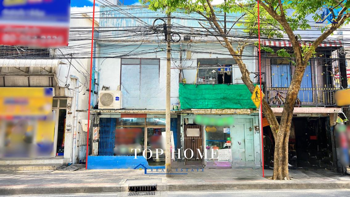 🔥 **ขายด่วน! ตึกแถว 2 ชั้น 2 คูหา ติดถนนประชาสงเคราะห์ ดินแดง** 🔥 1
