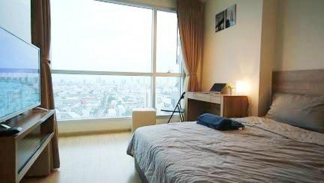 ให้เช่า คอนโด Rhythm รัชดา-ห้วยขวาง 1 ห้องนอน ห้องมุม 46 ตรม. ชั้น 20 เฟอร์ครบ ติด MRT ห้วยขวาง 2