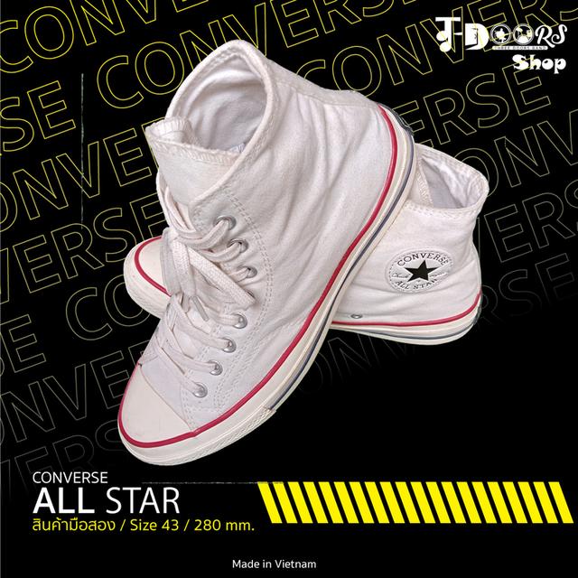 CONVERSE ผ้าใบหุ้มข้อมือสอง สภาพเหมือนใหม่ จัดส่งฟรี!!!เก็บปลายทาง