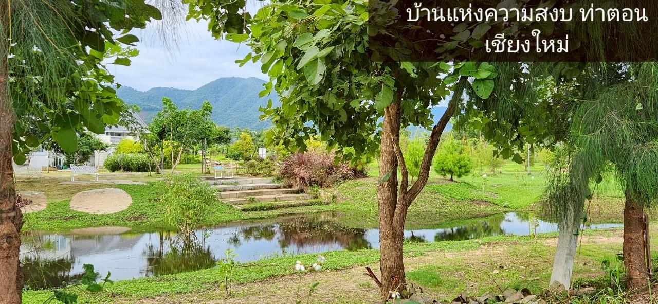 ขายบ้านพักตากอากาศ พื้นที่ 10-2 ไร่ วิวเขาล้อมรอบ เงียบสงบ ตรงข้ามวัดท่าตอน จ.เชียงใหม่  12