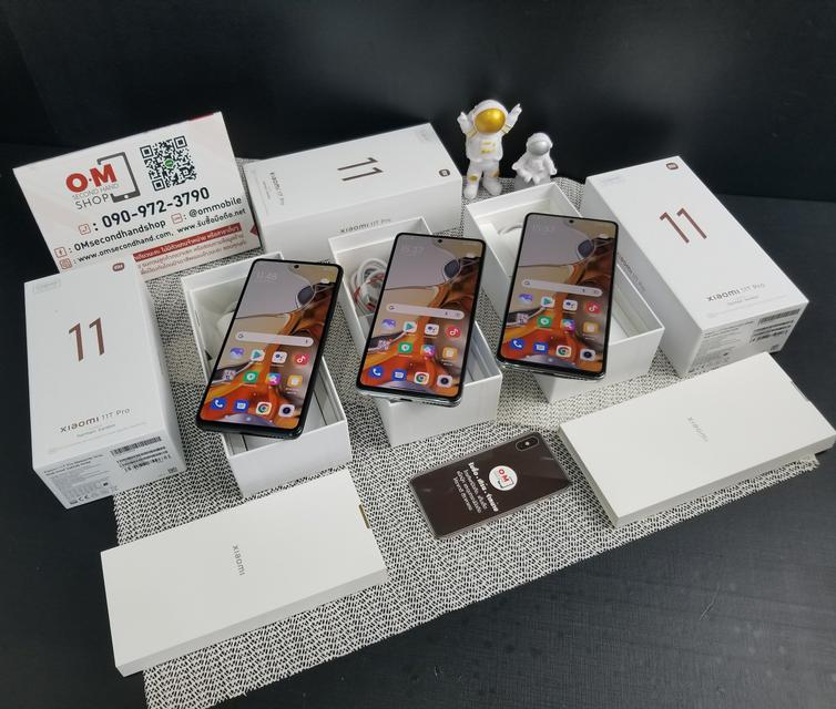 ขาย/แลก Xiaomi 11T Pro 5G 8/256 ศูนยไทย ประกันศูนย์ สวยมาก Snap888 แท้ ครบยกกล่อง เพียง 14,900 บาท  2
