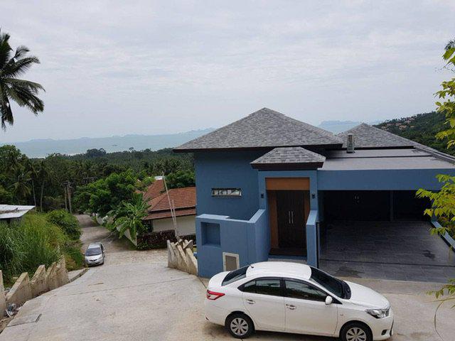 ขายที่ดิน พร้อมบ้าน pool villa see view ทะเล 180 องศา ที่บางมะขาม เกาะสมุย เนื้อที่ 6-3-88.2 ไร่ 2