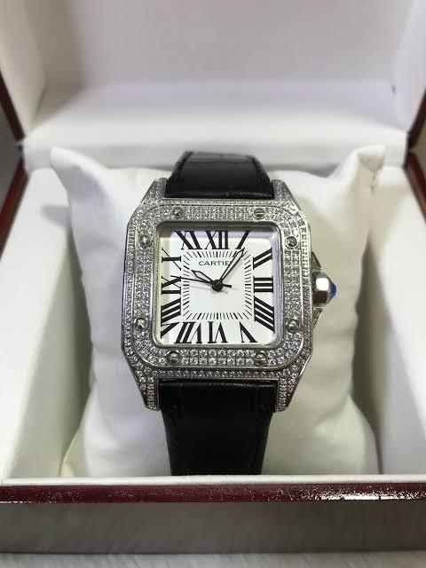 Cartier Santos 100 Medium Diamond