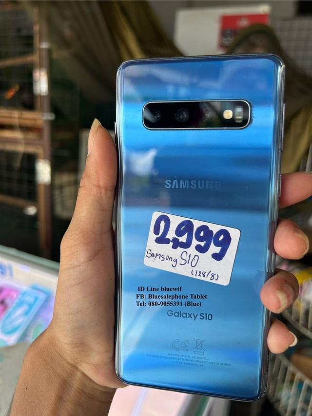 Samsung S10 จอAmoled 6.1นิ้ว ภาพสีสวย Rom128 Ram8 โหลดได้ทุกแอพ ใช้งานปกติหมด ได้ทุกซิม สภาพสวย รูปที่ 2