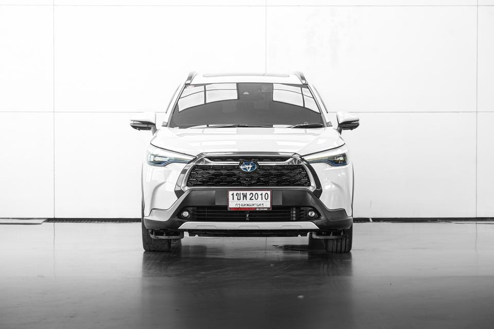 2020 Toyota Corolla Cross 1.8 Hybrid Premium Safety SUV สีขาว เลขไมล์ 94381 กม.