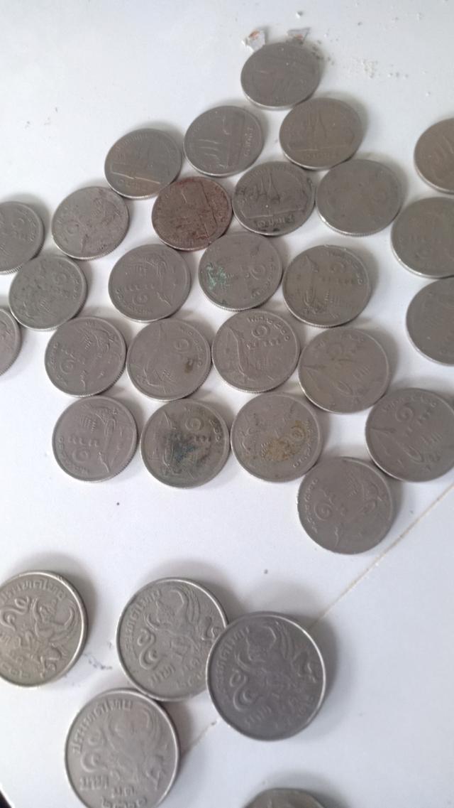 เหรีญเก่า1บาและ5บาทร.9-6 รูปที่ 4