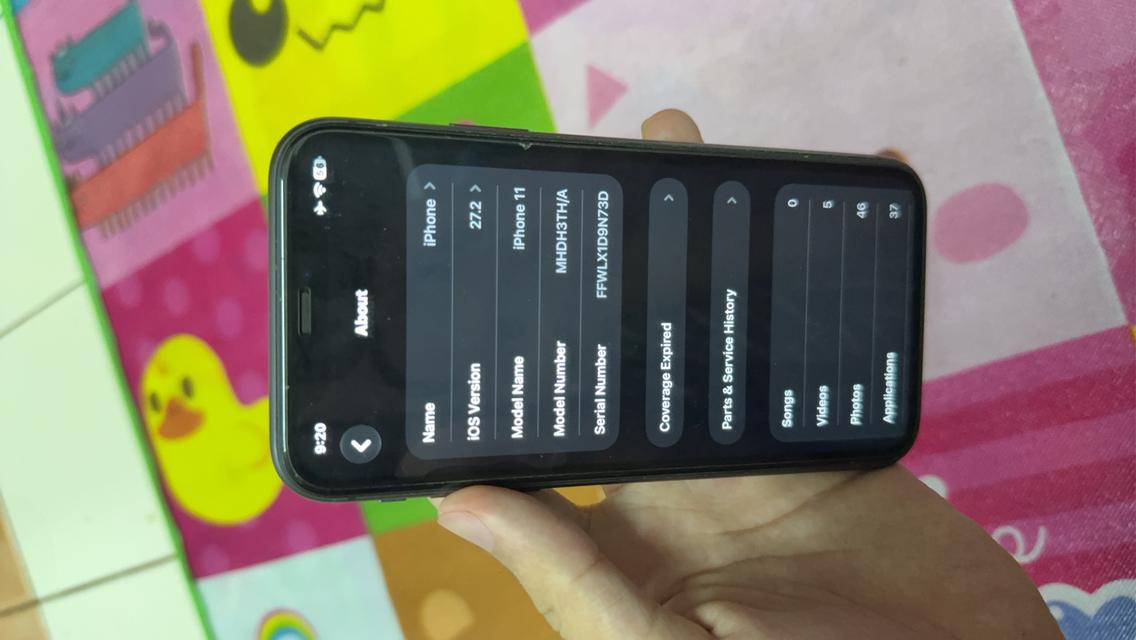 Iphone 11, 128 GB, battery 72%. รูปที่ 4