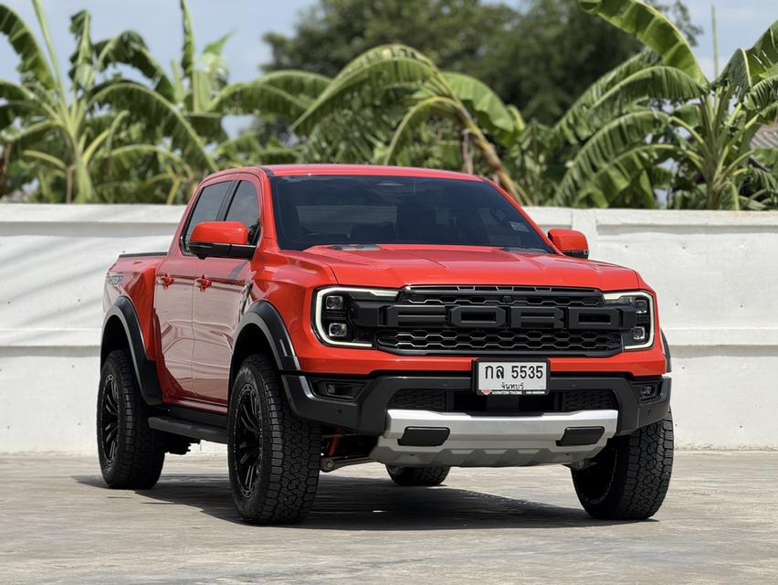 2023 FORD RANGER, 3.0 RAPTOR ECOBOOST4WD โฉม DOUBLE CAB สีส้ม มือเดียวป้ายแด