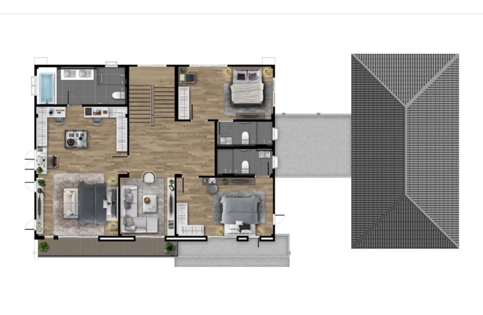 บ้านเดี่ยว เซนโทร ทวีวัฒนา1 14