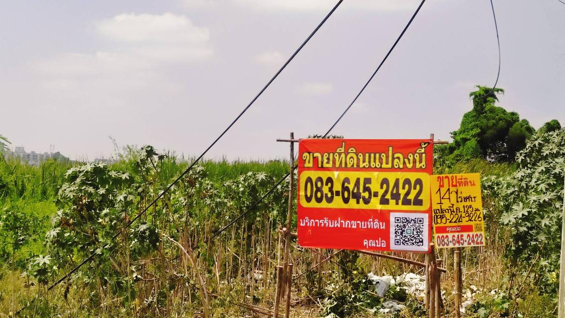 ขายที่ดินติดถนน345บางบัวทอง 4