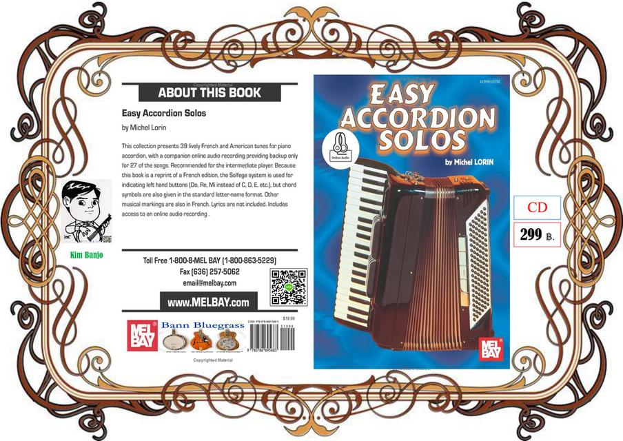 CD AUDIO Easy Accordion Solos
