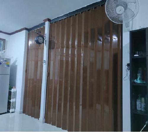 ขายฉาก PVC แบบทึบ กั้นแอร์ กั้นห้อง กั้นบันได 8